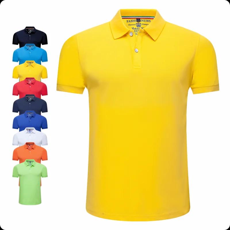 Polo à Manches Courtes pour Homme et Femme, Vêtement d'Extérieur, Décontracté et Solide, Nouvelle Co