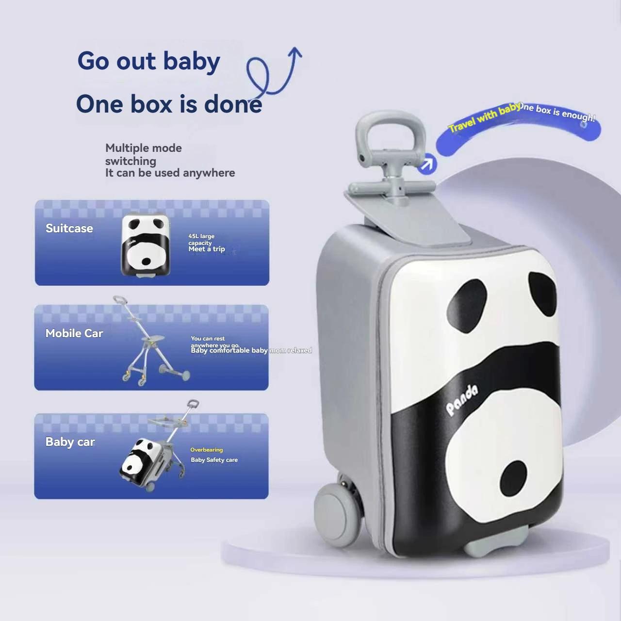 Ensemble de bagages pour enfants 1 pièce qui peut être posé et interdit, valise trolley avec valise 