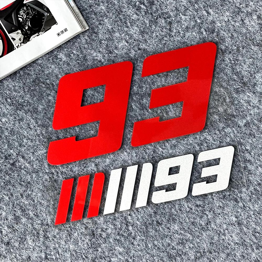 No. 93 accessoires de Moto autocollants adhésifs en vinyle Motocross Moto autocollants de casque réf