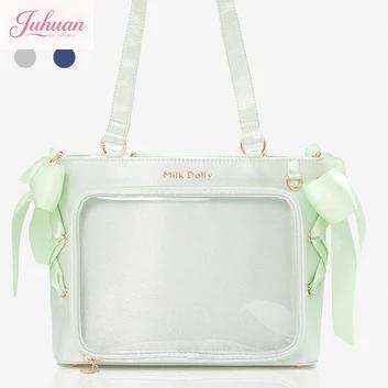 ItaBag – sacs sous les bras en Satin pour filles, élégants, avec rubans doux, sac à bandoulière avec