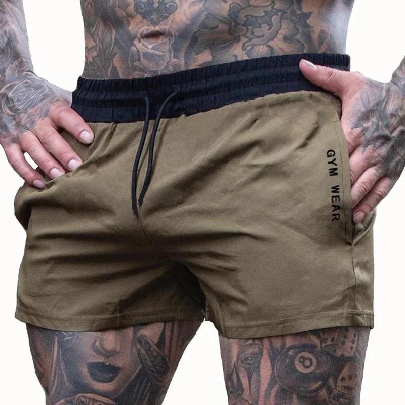 2024 été Gym Fitness hommes Shorts pantalons de survêtement mince mode hommes Marathon course Shorts