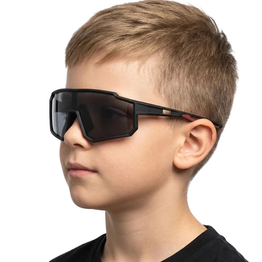 Lunettes de soleil de sport pour enfants ultra-légères et flexibles, monture en TPEE, photochromique