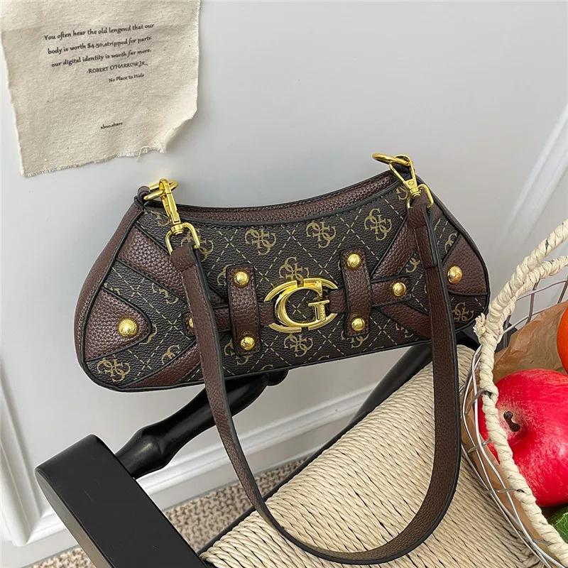Sac à main pour femme de créateur célèbre, sac à bandoulière en cuir, marque de luxe, style classiqu