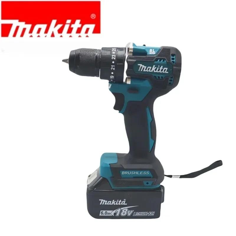 Makita DDF487 18V perceuse sans fil, tournevis à percussion, Kit d'outils électriques rechargeables 