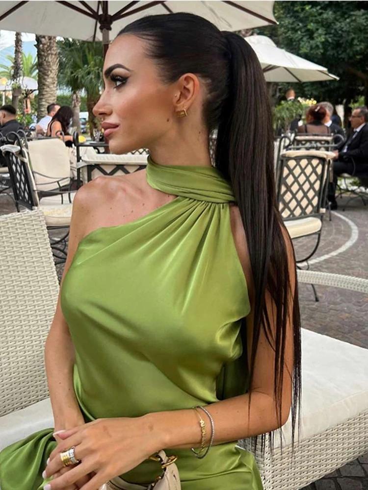 Robe longue dos nu avec ruban de satin pour femme, robes sexy pour femme, robe de soirée élégante po