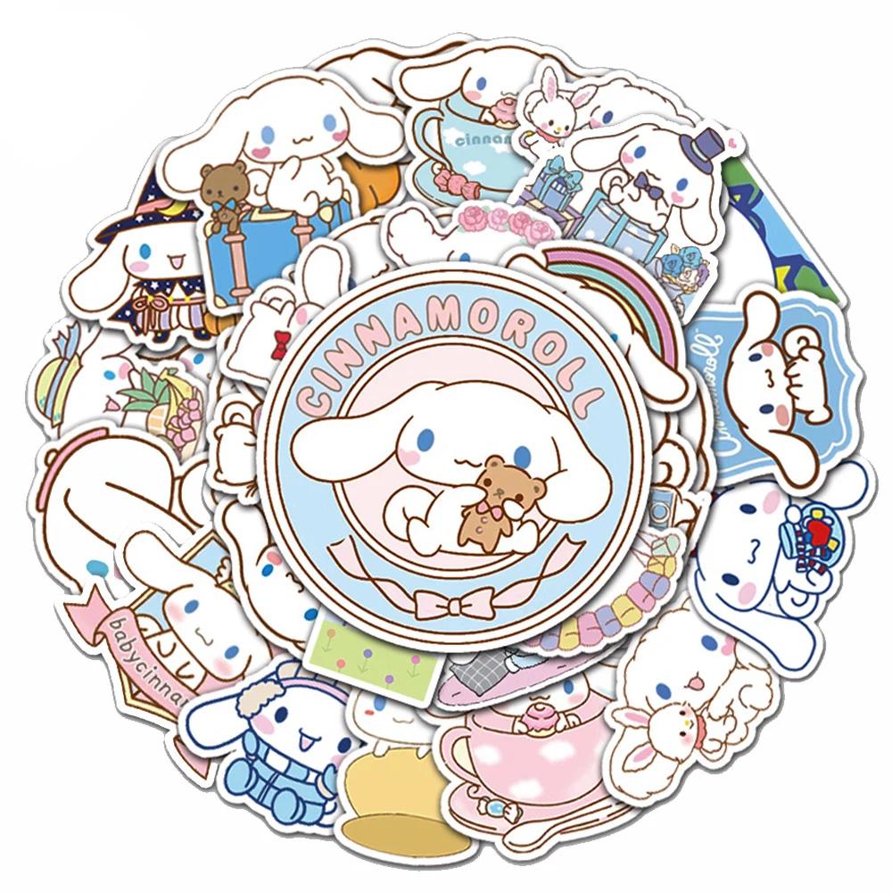 10/30/50 PIÈCES Drôle Cinnamoroll Autocollants Dessin Animé Mignon Enfants Jouet Autocollants PVC BR