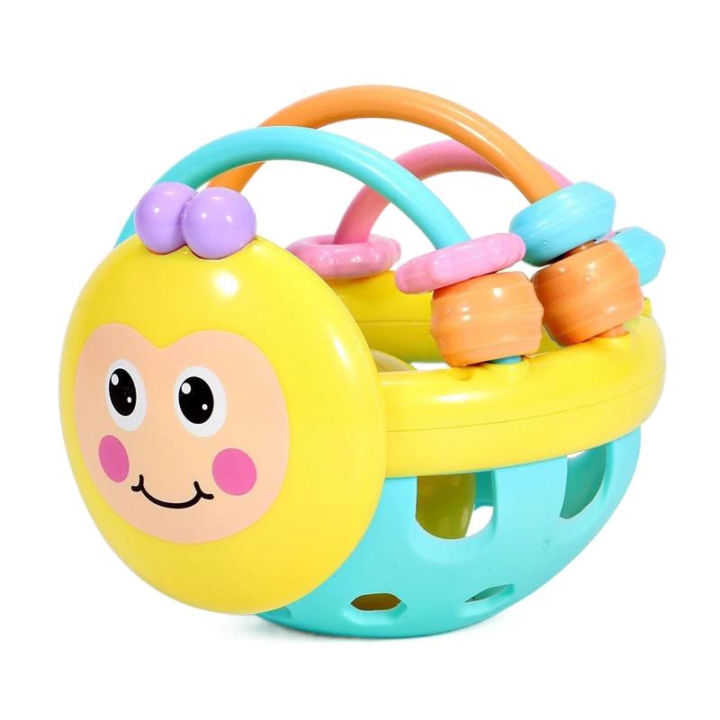 Jouets de dentition doux pour bébé, anneau de dentition sensoriel éducatif précoce pour nouveau-né, 