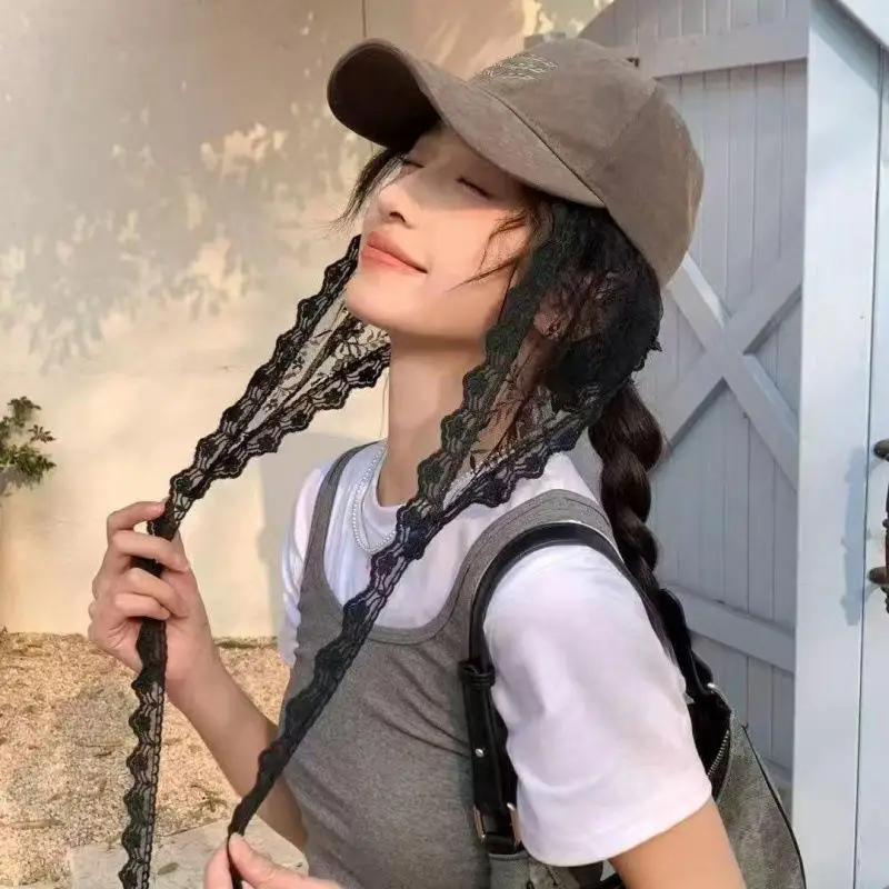 Jupe courte Triangle en dentelle pour femmes, demi-jupe empilée de Style coréen, petit tablier, ride