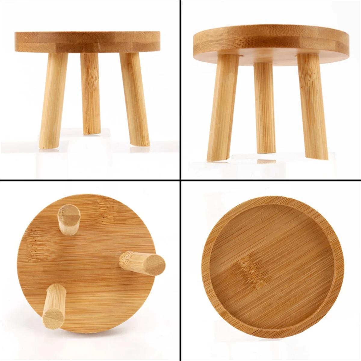 Support de plante en bois pour intérieur et extérieur, support de base de pot de fleur, tabouret hau