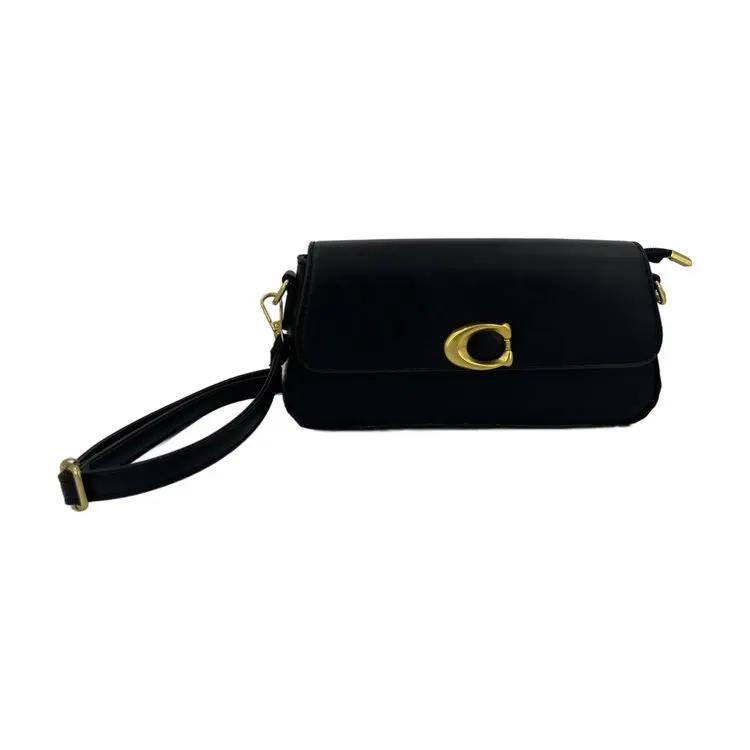 Sac à main de luxe pour femme avec rabat, nouvelle collection 2026, boucle métallique, détails en da
