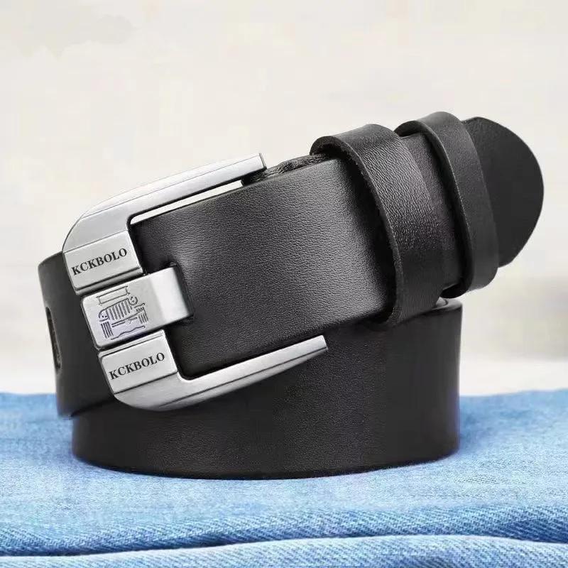 Ceinture pour hommes de haute qualité à la mode en cuir véritable bussines femmes ceinture et messie