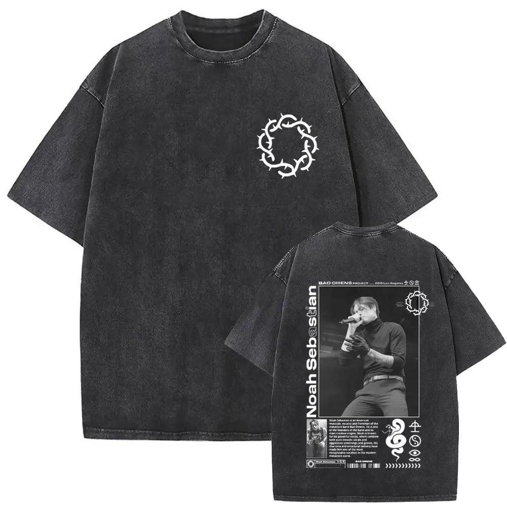 T-shirt graphique vintage délavé Bad Omens Do You Feel Love Tour 2026 pour hommes et femmes, style r