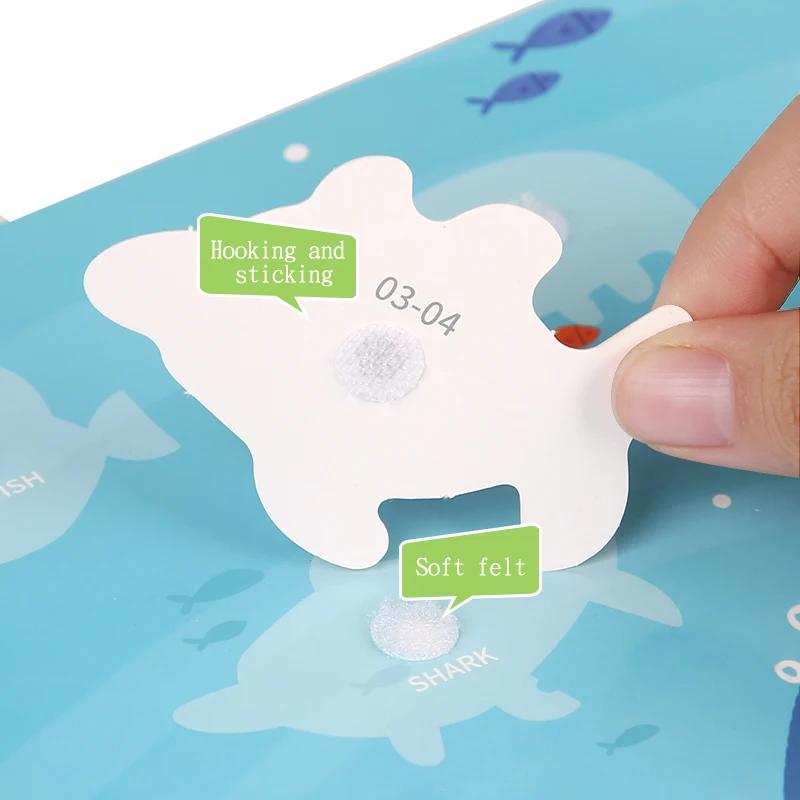 Livre Montessori pour bébé, mon premier livre silencieux, jouet éducatif pour l'apprentissage précoc