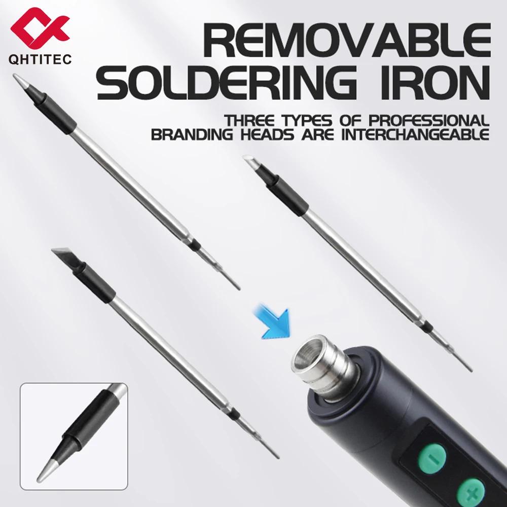 Fer à souder sans fil JCD Portable 180-450 ° Kit de soudage USB-5134 avec batterie intégrée à tempér