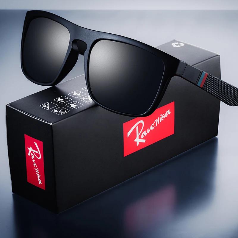 Lunettes de soleil carrées vintage polarisées pour hommes et femmes, lunettes de soleil rétro pour l