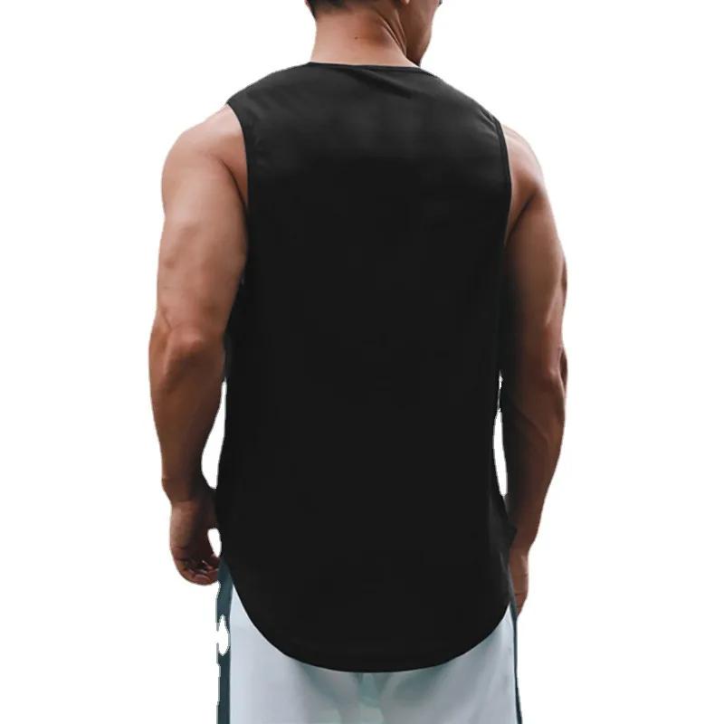Débardeur d'été pour hommes, vêtements d'entraînement de Fitness, séchage rapide, coupe Silm, chemis