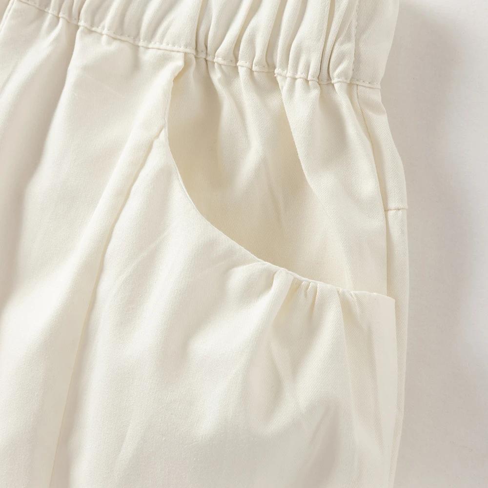 Pantalon large pour enfants Dave Bella, 7-13 ans, filles, pantalon décontracté d'été, pantalon élast