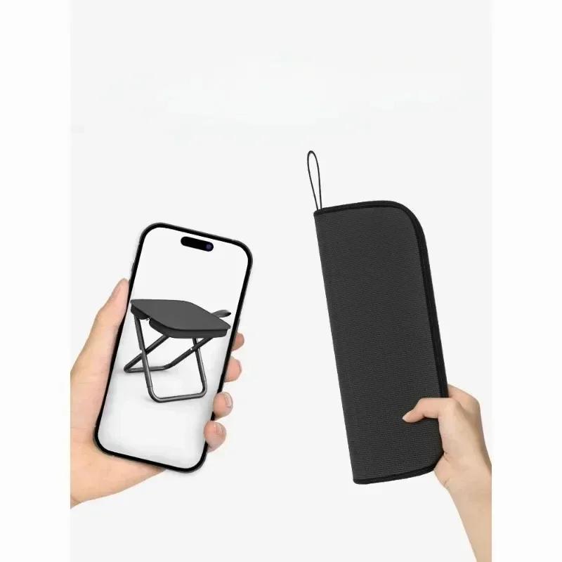 Chaise pliante multifonctionnelle portable, tabouret de pêche, ultra léger, extérieur, pique-nique, 