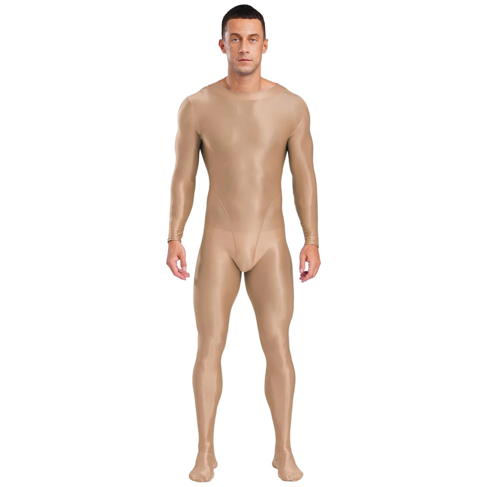 Combinaisons d'entraînement de Sport en forme de corps de Yoga pour hommes, collants lisses et brill