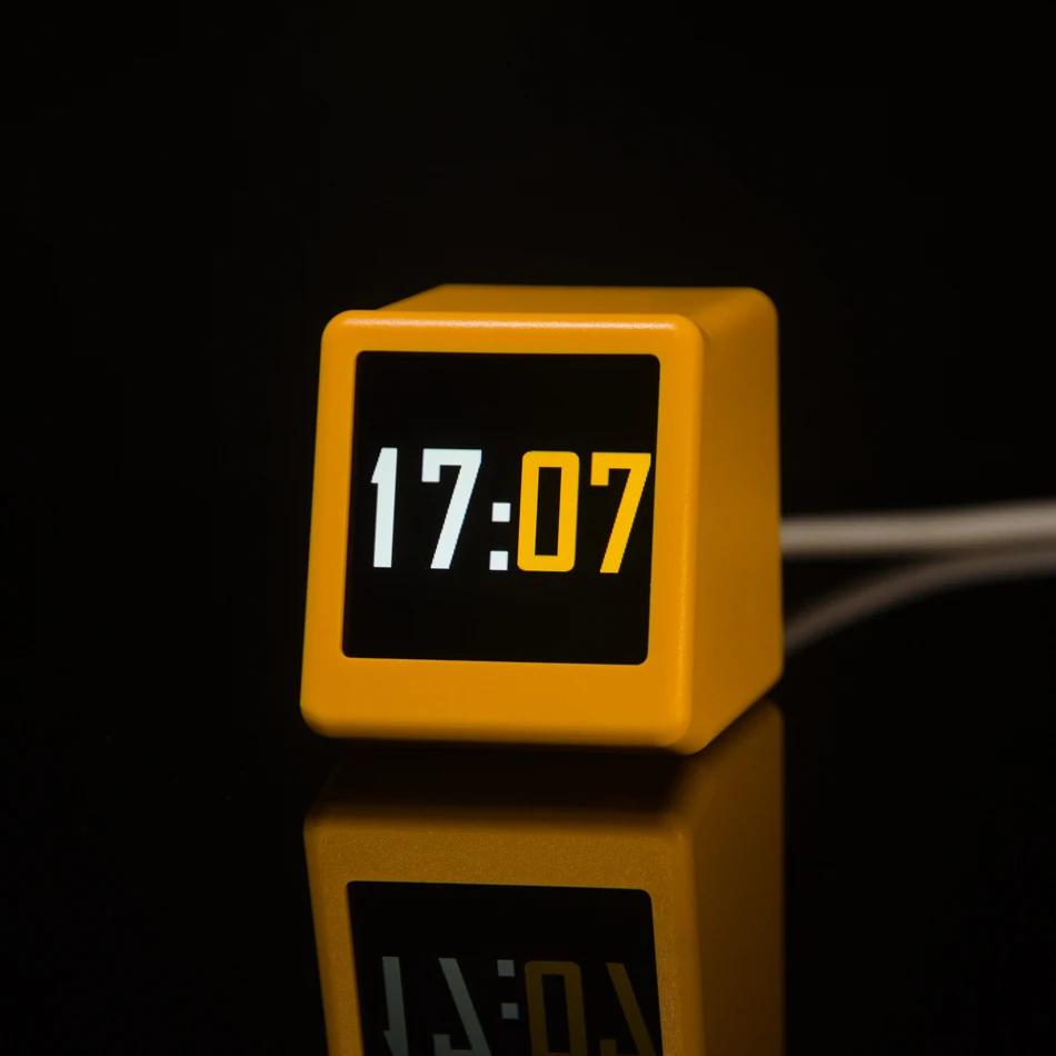 Horloge de Station de prévision météo WIFI intelligente de taille MINI pour la décoration de bureau 