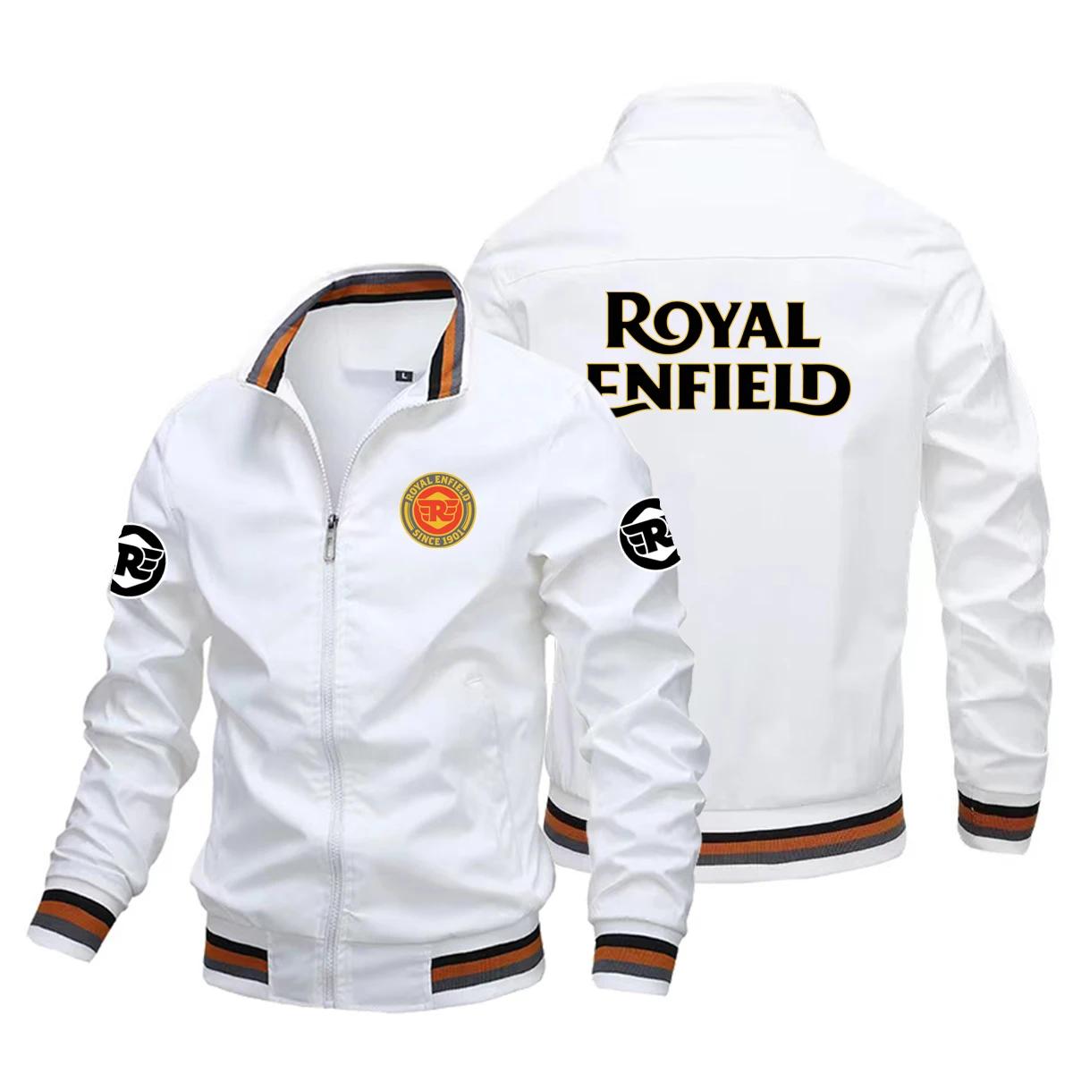 Veste de moto Royal Enfield de style rétro pour hommes, vêtements de course, coupe-vent, veste de sp