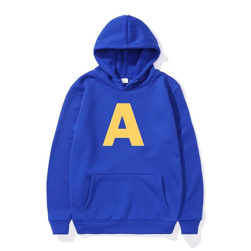 Alvin et les Chipmunks_ The Squeakquel's Pullover Femme Manfashion Sweat-shirt à épaules tombantes d