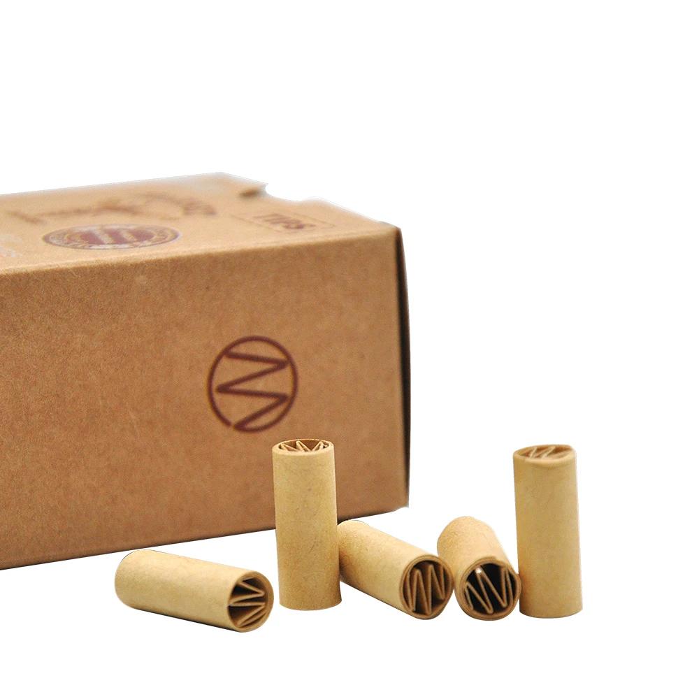Embout filtrant One Boxof 120 grains, filtre en papier roulant marron de 7 mm, cadeau pour hommes