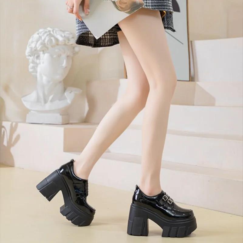 DIMANYU Chaussures à talons hauts pour femmes, plateforme, nouvelle collection 2026, à lacets, print