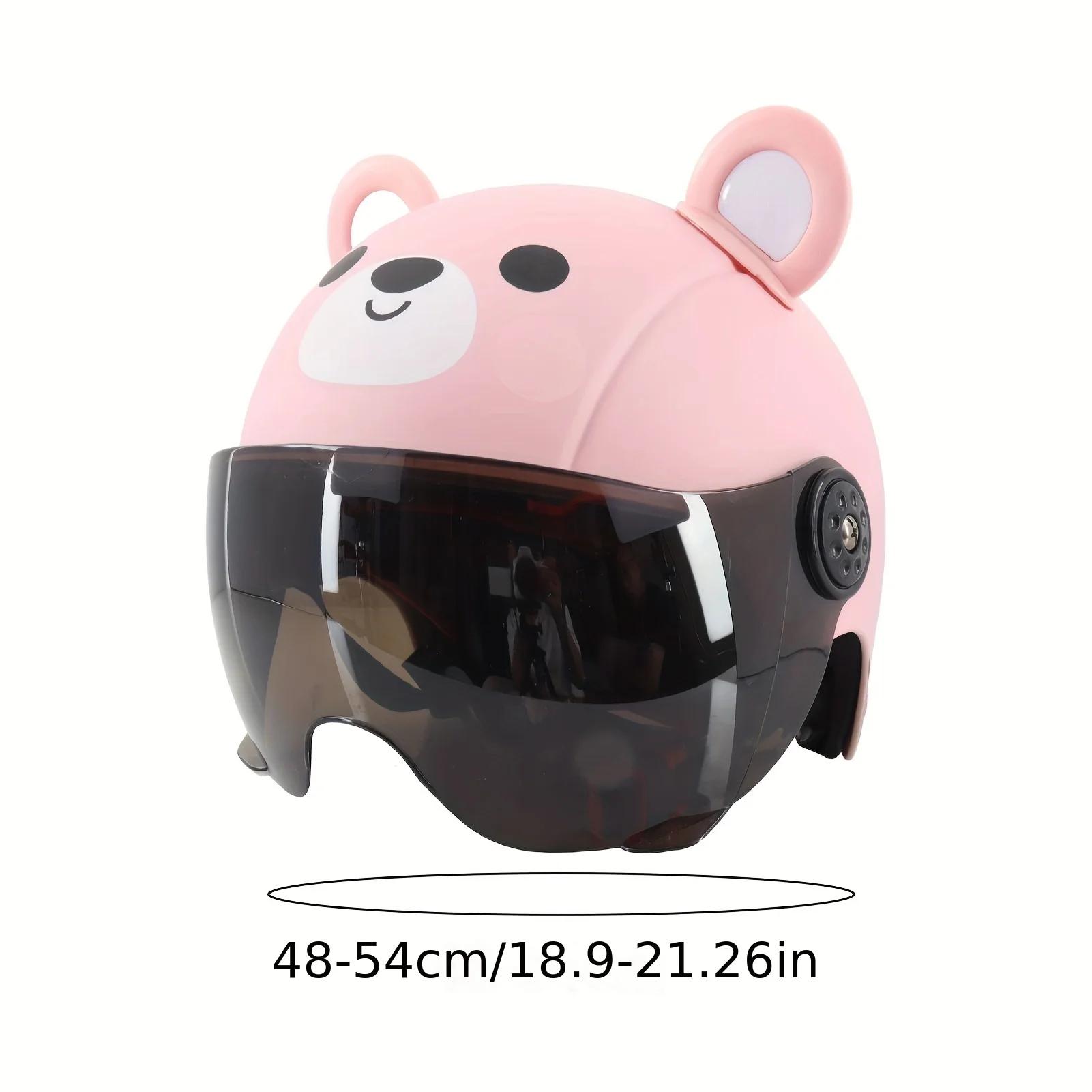 Casque d'équitation pour enfant réglable apparence Adorable Ultra-léger absorbant les chocs ABS enfa