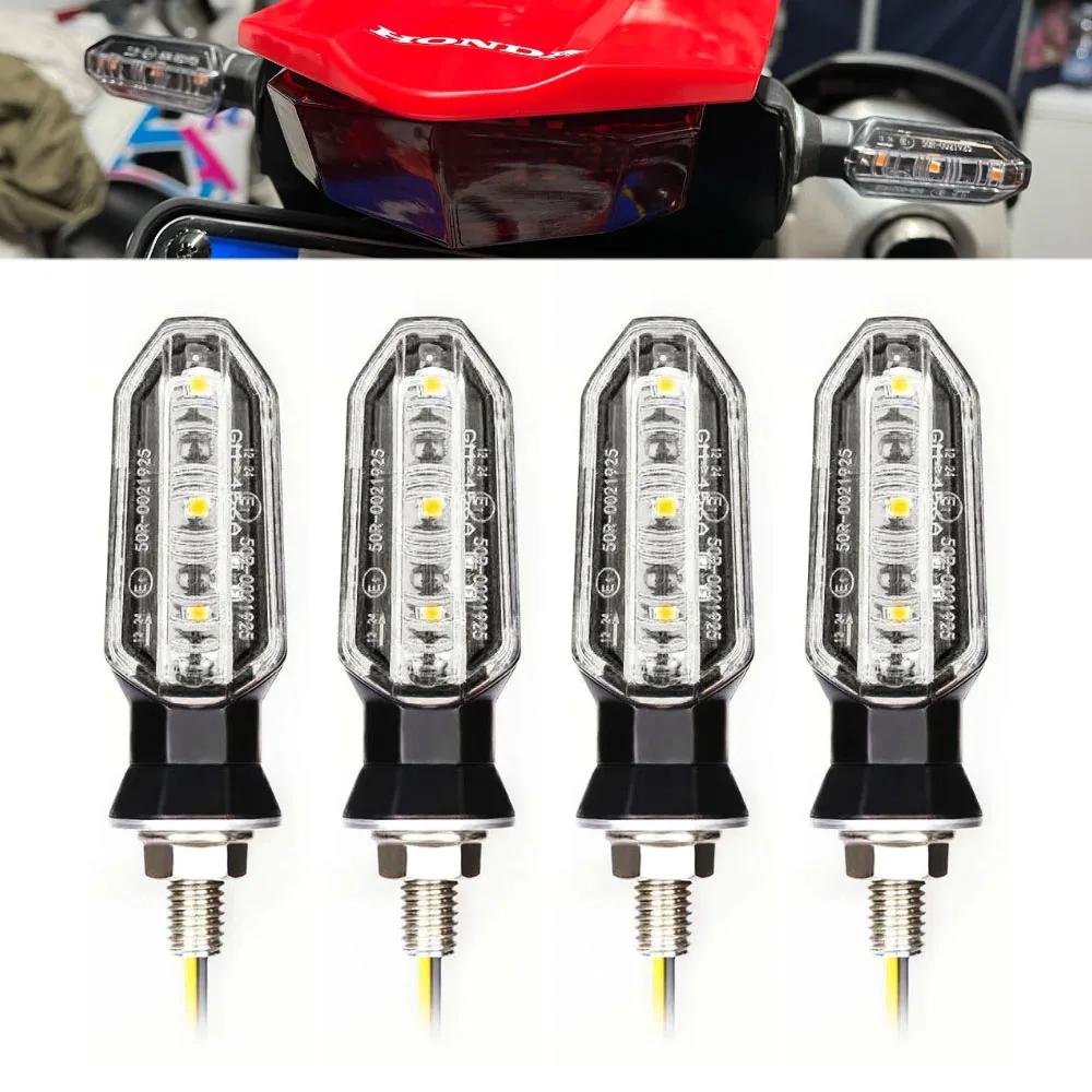 8mm Mini Moto LED clignotants ambre clignotant clignotant clignotant 12V Moto indicateur lampe acces