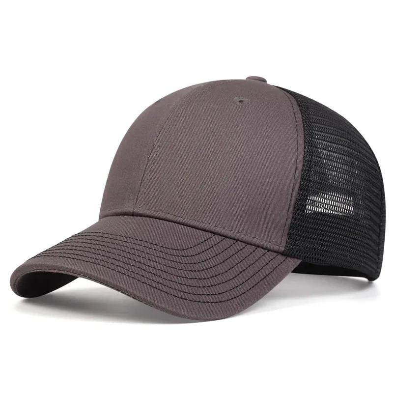 Casquette de Baseball unisexe à 8 lignes sur le bord du chapeau, chapeaux décontractés réglables pou