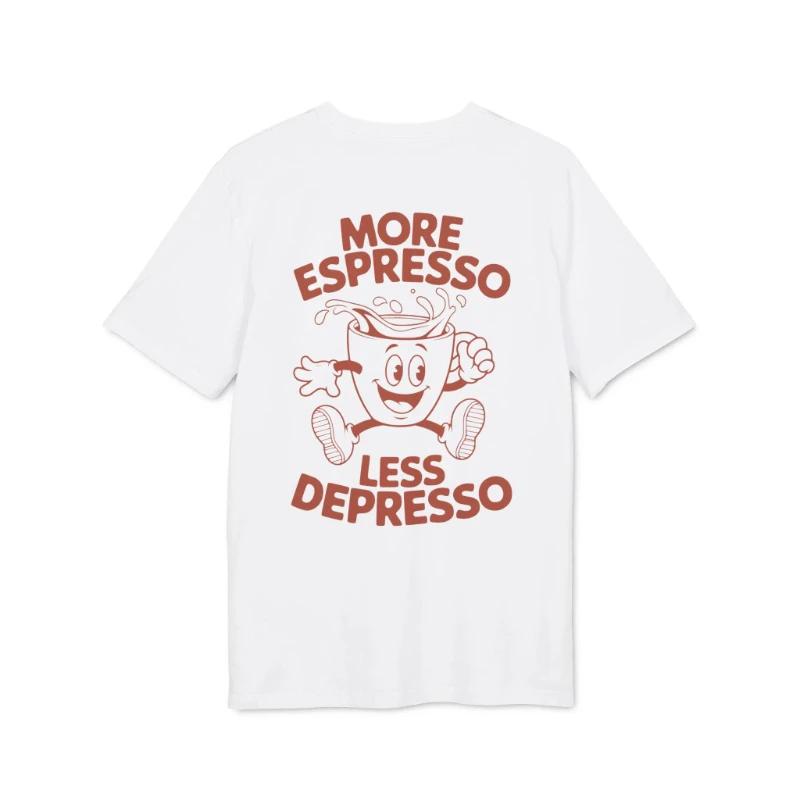 Citations intéressantes de chemises pour passionnés de café, manches courtes d'été en pur coton pour