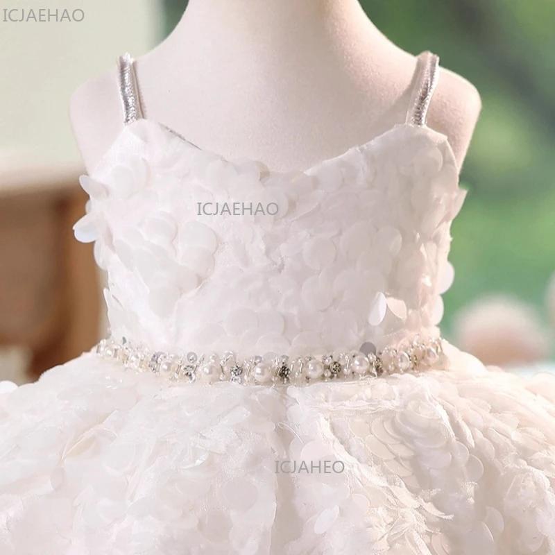 Robe de demoiselle d'honneur 2026 pour filles, tenue de soirée pour enfants, costume de princesse fo