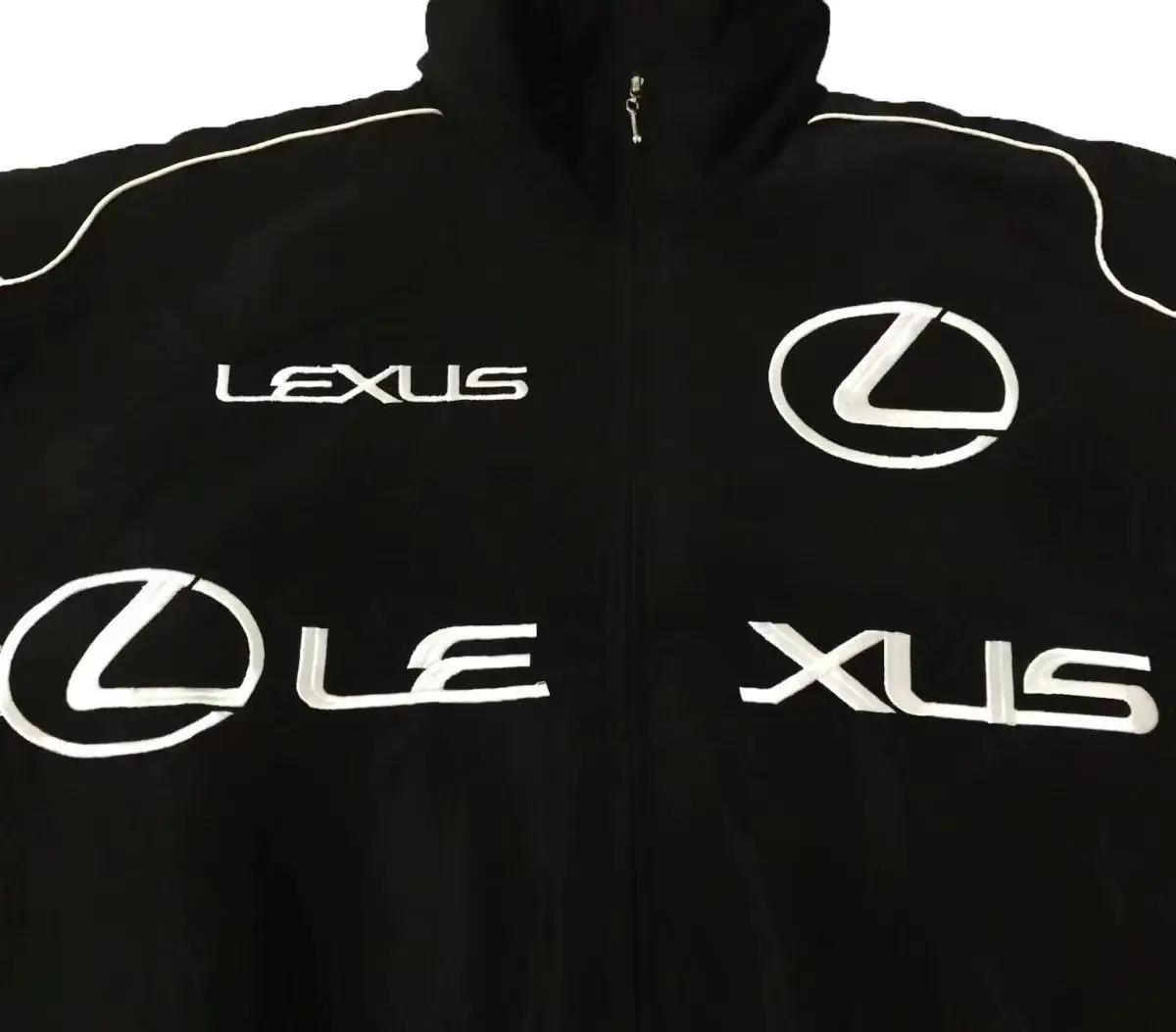 Blouson en coton brodé haut de gamme Lexus pour la course F1 et la moto, veste de moto chaude, vêtem