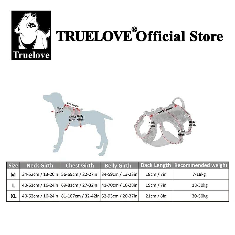 Truelove – harnais pour animaux de compagnie, résistant à l'évasion, sans traction, réfléchissant, r