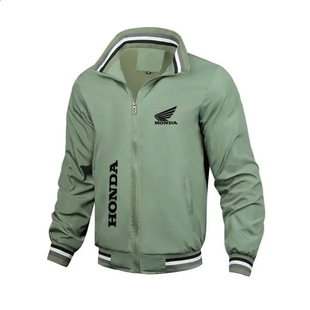 EsHonda moto Gold Wing GL1800 veste imprimée moto course équipe Bomber veste surdimensionné coupe-ve
