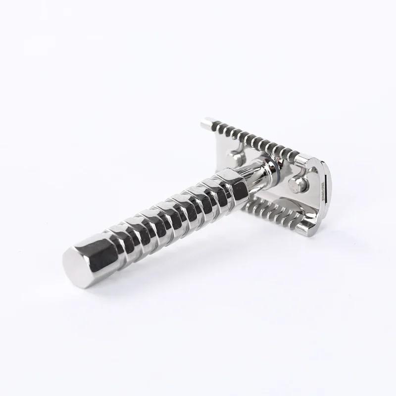 Yaqi Duomo rasoir de sécurité en acier inoxydable avec une écart de lame de 0.70MM longueur de poign