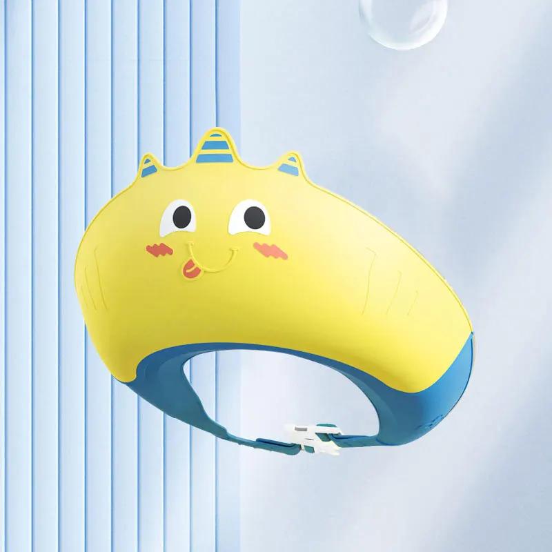 Bonnet de douche imperméable pour enfants, doux et réglable, protection de sécurité pour enfants, bo