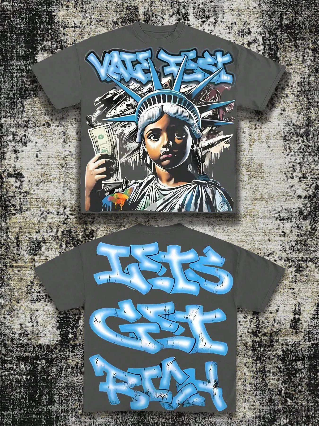 Nouveau T-shirt Homme Été 2026 avec Impression de Motif Lettres 3D – Décontracté, Tendance, Conforta