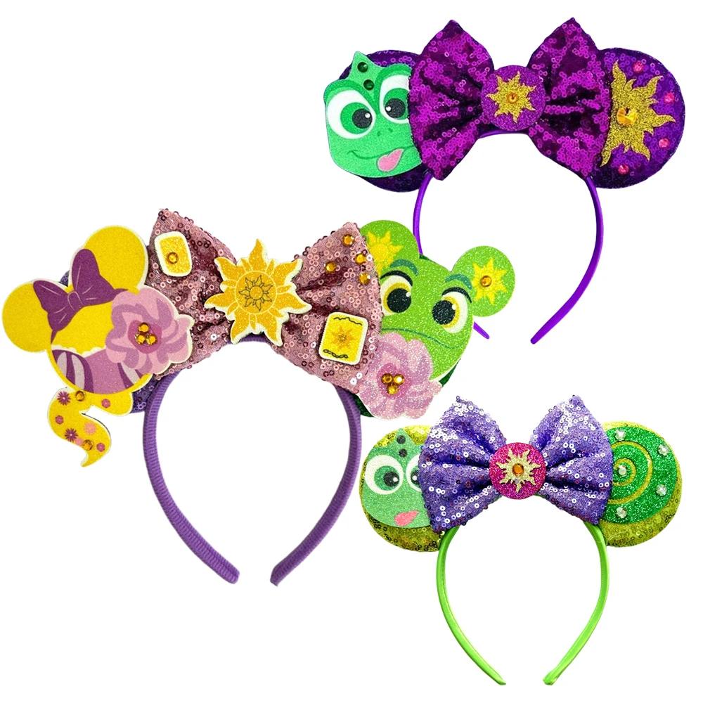 Mickey Mouse grenouille Prince princesse oreille bandeau pour adultes enchanté Rose bandeaux femmes 