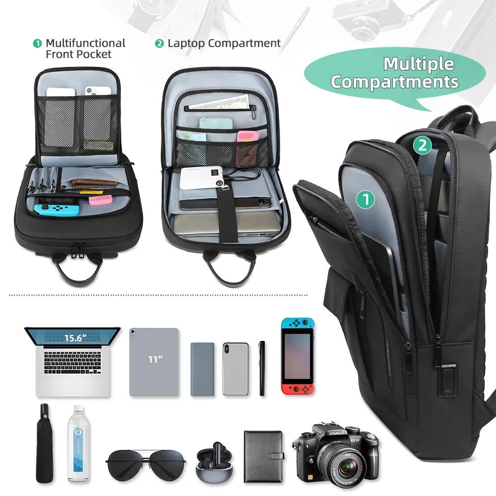 Heroic Knight-Sac à dos étanche pour homme, sac de travail multifonction, sac pour ordinateur portab