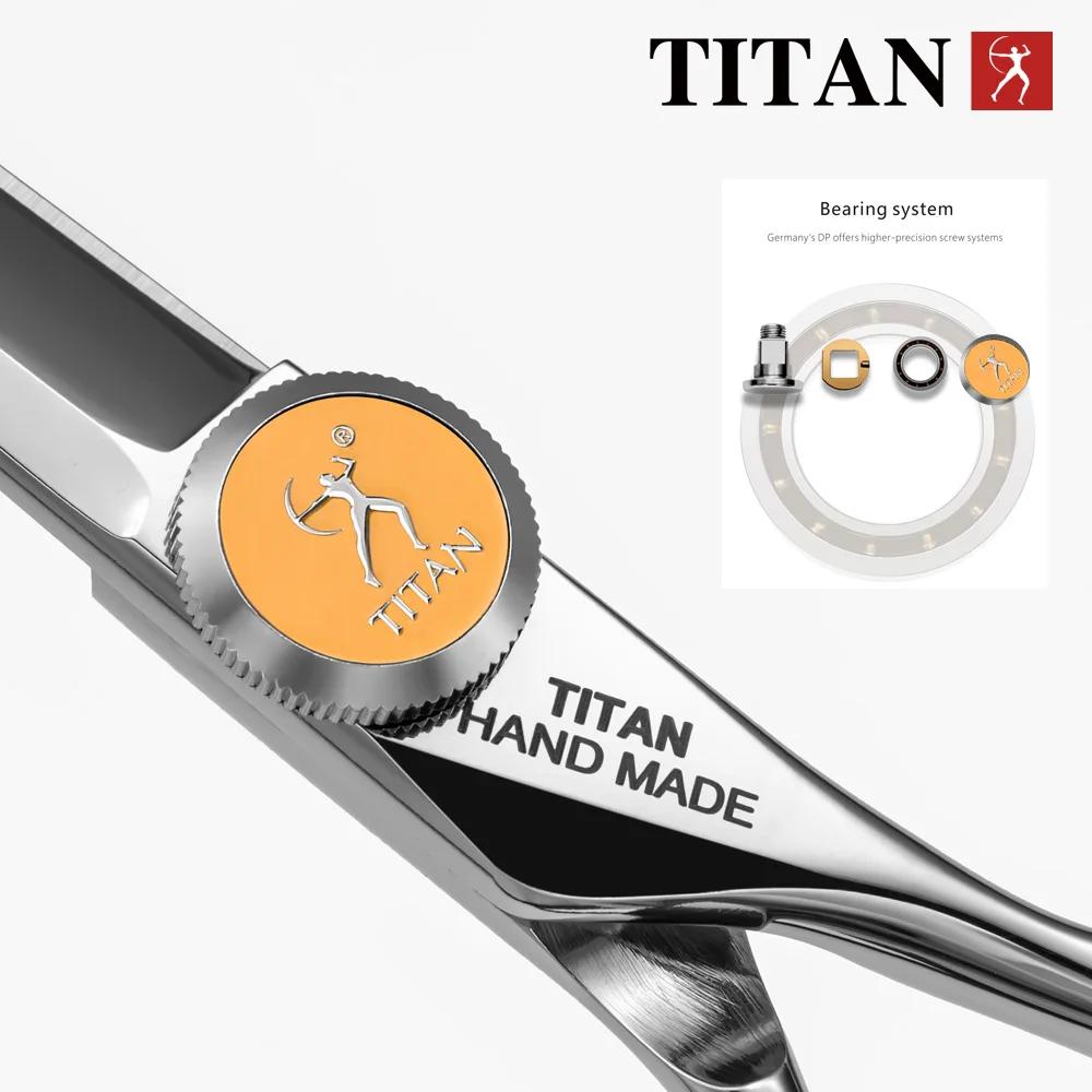 TITAN ciseaux de coiffeur professionnels ciseaux de coiffeur coupe de cheveux ensemble d'amincisseme