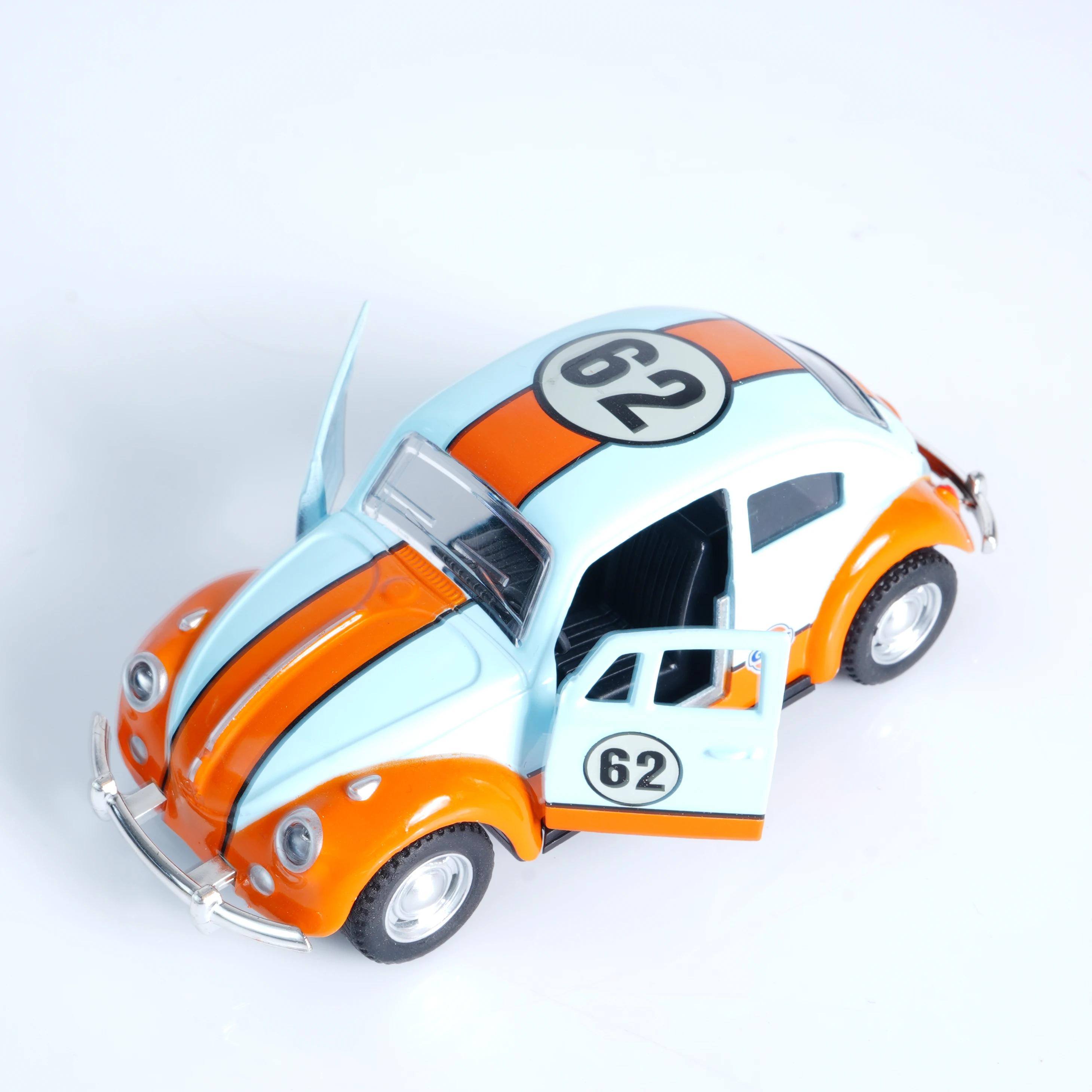 Nouvelle voiture miniature rétro Beetle en alliage moulé sous pression, modèle classique, à rétrofri
