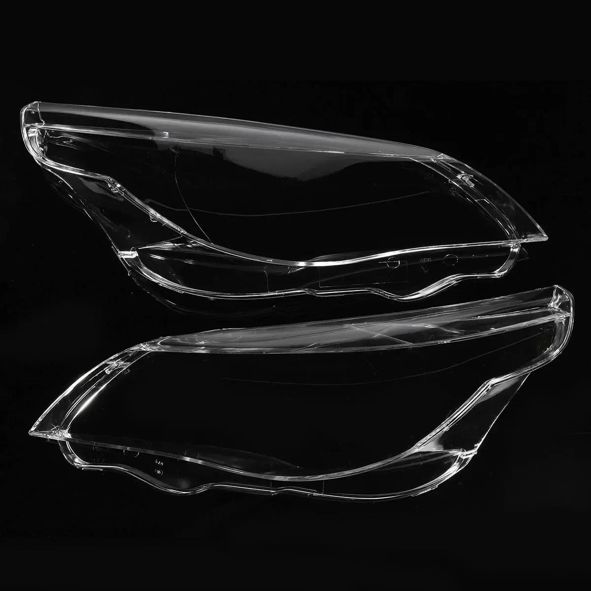 Couvercle de lampe en verre pour lentille de phare de voiture droite et gauche, coque d'abat-jour po