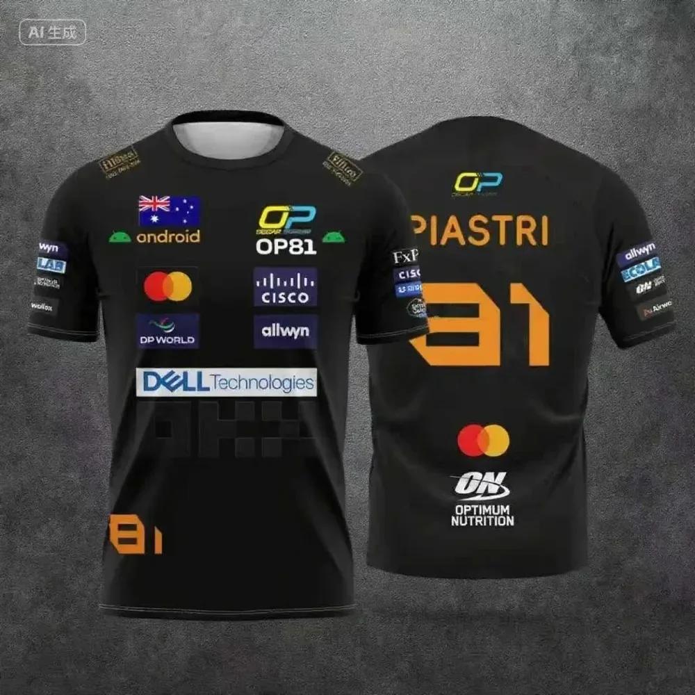 Camiseta McLaren Racing Lando Norris |   Vêtements de sport respirants édition 2026 NO.4 |   Top à m
