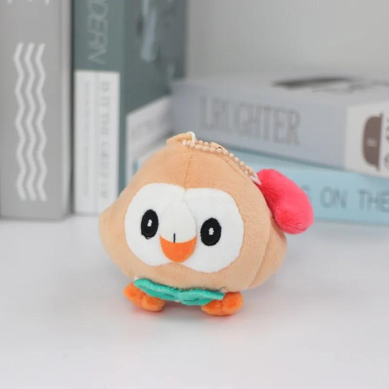 Porte-clés Original Pokemon Espeon Clefairy Jigglypuff Piplup, jouets en peluche ronflex Mimikyu Spr