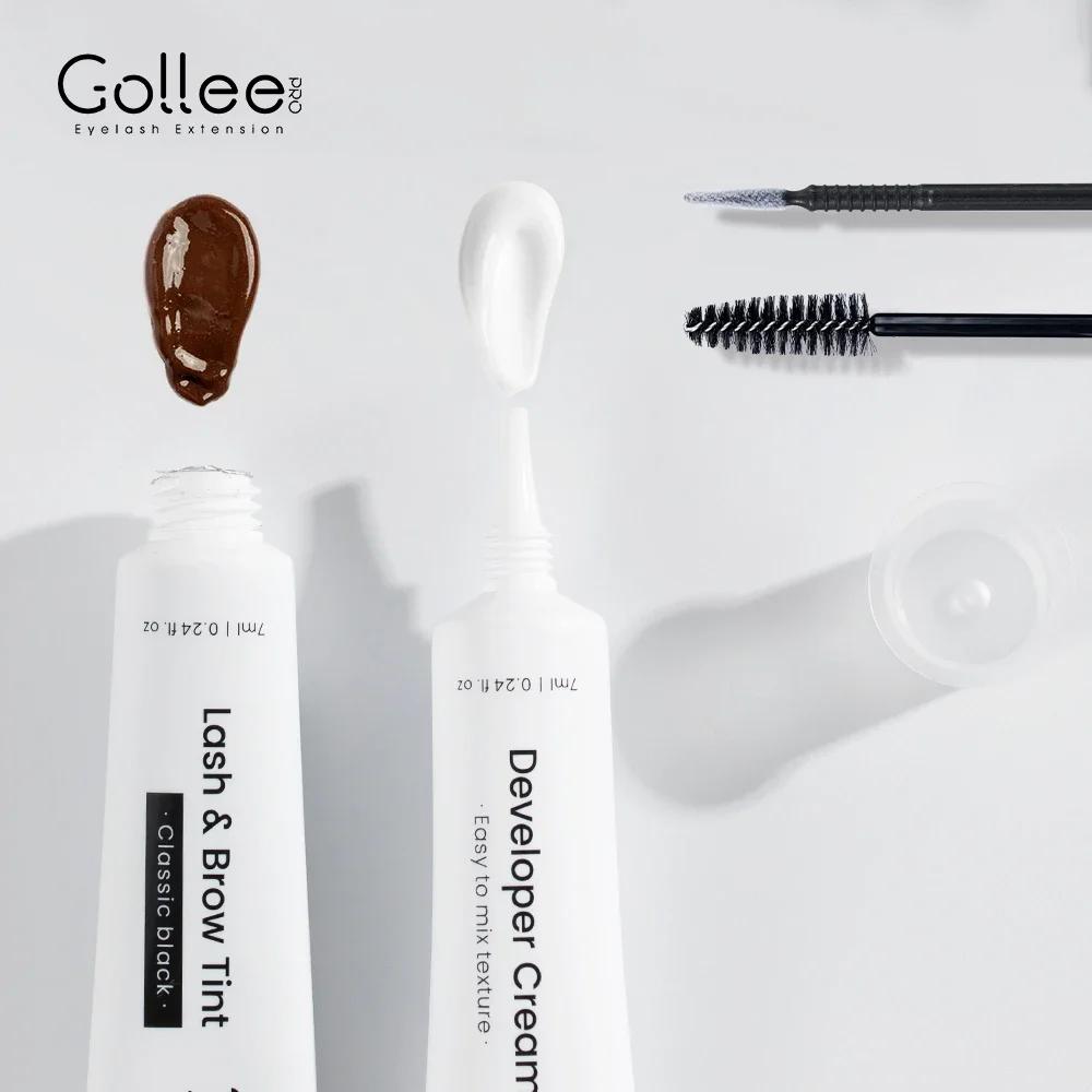 Gollee classique noir naturel cils levage Perm traitement ensemble de maquillage cils et sourcils te