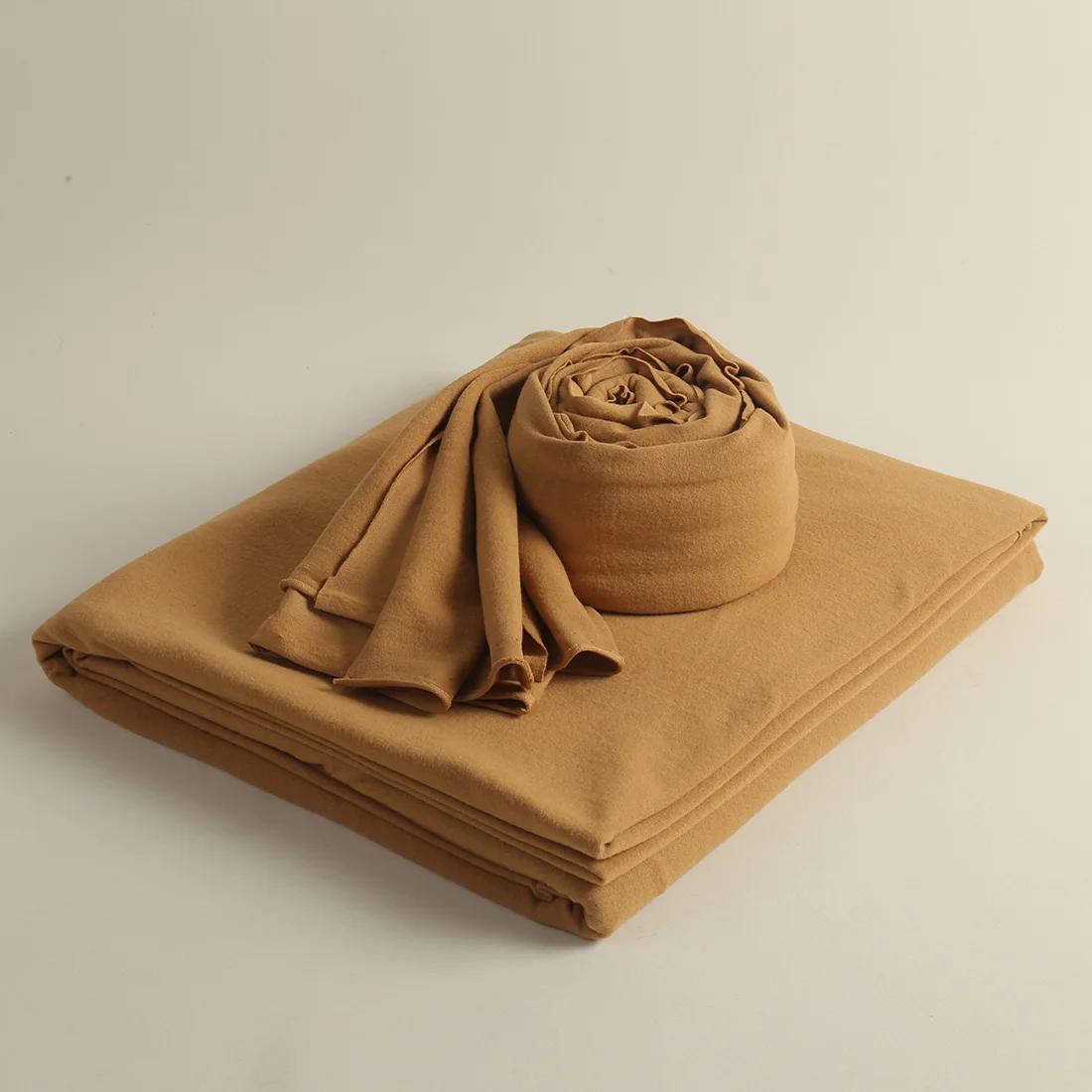 Ensemble de couverture et d'enveloppement tricotés doux et extensibles, accessoires de photographie 