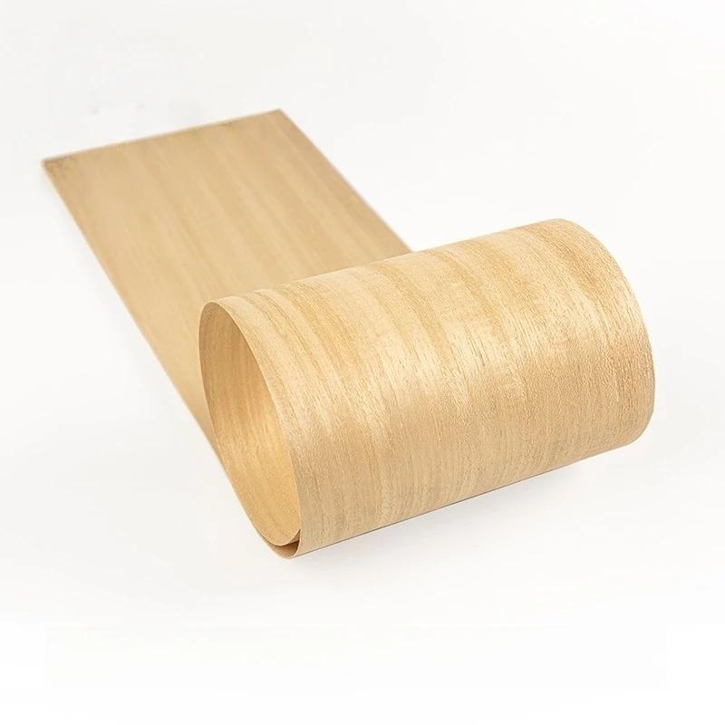 Placage en bois Koto naturel de 0.5mm d'épaisseur, pour raquettes Guzheng, guitare et Tennis de Tabl