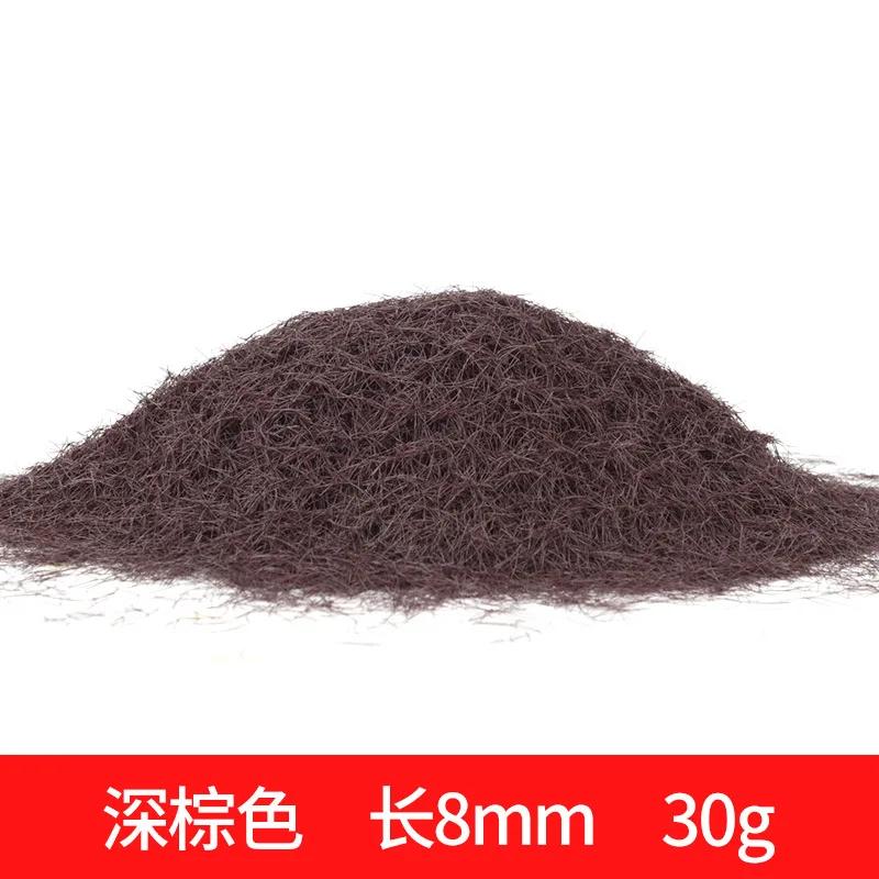 Poudre d'herbe statique 3-8mm, matériaux de flocage de pelouse, bricolage, Train ferroviaire, paysag